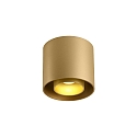 ceiling luminaire RAY CEILING SURF 1.0 1 flame IP20, gold dimmable