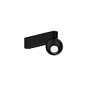 Luminaire de plafond LECA 1.0 � 1 flamme, pivotant � la cardan IP20, noir mat gradable