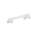 Luminaire de plafond LECA 4.0 4 flammes, pivotant � la cardan IP20, blanc mat gradable