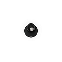 Luminaire mural LECA SNOOZE 1.0 IP20, noir mat gradable