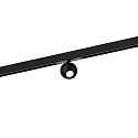 Projecteur sur rail LECA ON STREX 1.0 avec adaptateur IP20, noir mat 