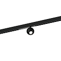 Projecteur sur rail LECA ON STREX 1.0 avec adaptateur IP20, noir mat gradable