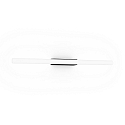 Luminaire mural LARRA OPAL 2.0 S14d IP20, noir mat gradable