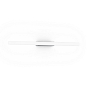 Luminaire mural LARRA OPAL 2.0 S14d IP20, aluminium brossé gradable