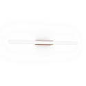 Luminaire mural LARRA OPAL 2.0 S14d IP20, cuivre gradable