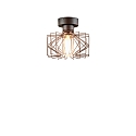 Luminaire de plafond WIRO 2.0 WIRO CEILING SURF E27 IP20, rouille 