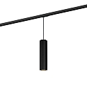 1- Luminaire � suspension monophas� HEXO ON TRACK 3.0 - PAR16 angulaire, langue, avec adaptateur GU10 IP20, mat