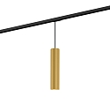 1- Luminaire � suspension monophas� RAY ON TRACK 3.0 - PAR16 cylindrique, langue, avec adaptateur GU10 IP20, or gradable