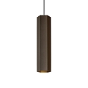 LED Pendant luminaire HEXO MULTI 3.0, 6W 2700K, CRi >90, without canopy, bronze