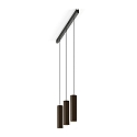 Luminaire � suspension HEXO 3.0 - PAR16 angulaire, langue, avec c�ble ouvert GU10 IP20, bronze gradable