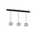 Wever & Ducré pendant luminaire WETRO 1.0 1 flame Dim-To-Warm IP20, smoky colour dimmable
