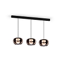 Wever & Ducré Luminaire à suspension WETRO 2.0 à 1 flamme, Dim-To-Warm IP20, cuivre gradable