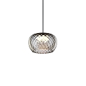 Wever & Ducré Luminaire à suspension WETRO 2.0 à 1 flamme, Dim-To-Warm IP20, couleurs fumée gradable