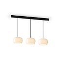 Wever & Ducré Luminaire à suspension WETRO 2.0 à 1 flamme, Dim-To-Warm IP20, taupe gradable