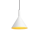 Luminaire � suspension SHIEK 3.0 sans rosette, Dim-To-Warm, avec c�ble ouvert IP20, or mat, blanc mat gradable