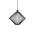 Luminaire � suspension WIRO 1.1 DIAMOND CEILING SUSP E27 IP20, noir 