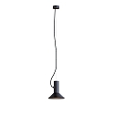 Wever & Ducré Luminaire à suspension ROOMOR CABLE 1.1 - E27 - 250CM E27 IP20, mat, noir profond gradable