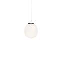 Luminaire à suspension DRO SUSPENDED 1.0 - Ø 12.5CM G9 IP20, blanc opale, noir mat gradable