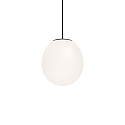 Luminaire à suspension DRO SUSPENDED 2.0 - Ø 19.5CM E14 IP20, blanc opale, noir mat gradable