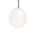 Luminaire à suspension DRO SUSPENDED 3.0 - Ø 29CM E27 IP20, blanc opale, noir mat gradable