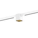 Projecteur sur rail DOCUS MINI ON STREX 1.0 avec adaptateur IP20, or, blanc mat gradable