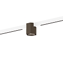 Projecteur sur rail HEXO ON STREX 1.0 avec adaptateur IP20, bronze, blanc mat 