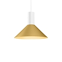 Luminaire à suspension ODREY CEILING SUSP 1.6 PAR16 GU10 IP20, or, blanc mat 