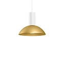 Luminaire à suspension ODREY CEILING SUSP 1.7 GU10 IP20, or, blanc mat 