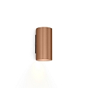 Luminaire mural RAY MINI 1.0 - PAR16 � 1 flamme GU10 IP20, cuivre gradable