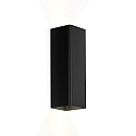 Luminaire mural DOCUS MINI 2.0 haut bas GU10 IP20, noir  gradable
