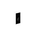 Luminaire d'encastrement mural  STRIPE WALL REC 0.4 IP20, noir mat 