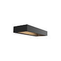Luminaire mural BENTO 3.6 - UP&DOWN - 36CM haut bas, angulaire IP20, mat, noir profond gradable