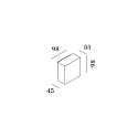 Wever & Ducré Luminaire mural CENTRAL 1.0 - UP OR DOWN à 1 flamme, plat IP20, mat, noir profond gradable
