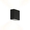 Luminaire mural CENTRAL 2.0 - UP&DOWN à 2 flammes, plat IP20, mat, noir profond gradable