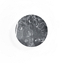 LED Wall luminaire MILES 2.0 ROUND, indirect, � 19cm, 8W 2700K, CRi >90, dimmable, marble black