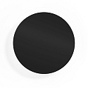 LED Wall luminaire MILES 3.0 ROUND, indirect, � 26cm, 8W 3000K, CRi >90, dimmable, black