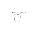 Luminaire mural MILES 3.0 ROUND IP20, noir gradable