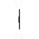 Luminaire mural TRACE SLIM WALL SURF 1.0 IP20, noir mat gradable
