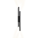 Luminaire mural TRACE SLIM WALL SURF 2.0 IP20, noir mat gradable