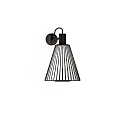 Luminaire mural WIRO 1.0 CONE WALL SURF E27 IP20, noir 