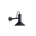 Luminaire mural ROOMOR WALL 1.1 - PAR16 / SHADE 1.0 rotatif, droit GU10 IP20, mat, noir profond gradable