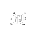 Wever & Ducr� lumi�re � gradins RETO 0.8 Bas, angulaire, asym�trique IP20, champagne gradable