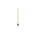 Luminaire mural FINLIN 1.0 IP20, or, noir gradable