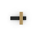 Luminaire mural CENO WALL SURF 2.0 IP20, champagne, noir mat gradable