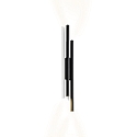 wall luminaire MATCH WALL SURF 4.0 IP20, black matt dimmable