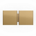 wall luminaire CG SQUARE 2G BIG E27 IP20, champagner