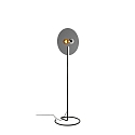 Lampe de table MIRRO TABLE 2.0 médium, avec variateur à cordon E27 IP20, chrome, noir gradable