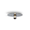 Luminaire mural MIRRO WALL 1.0 E27 IP20, chrome, noir gradable