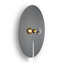 Luminaire mural MIRRO WALL 3.0 E27 IP20, chrome, noir gradable