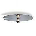 Wever & Ducré Luminaire mural MIRRO WALL 3.0 E27 IP20, chrome, noir gradable